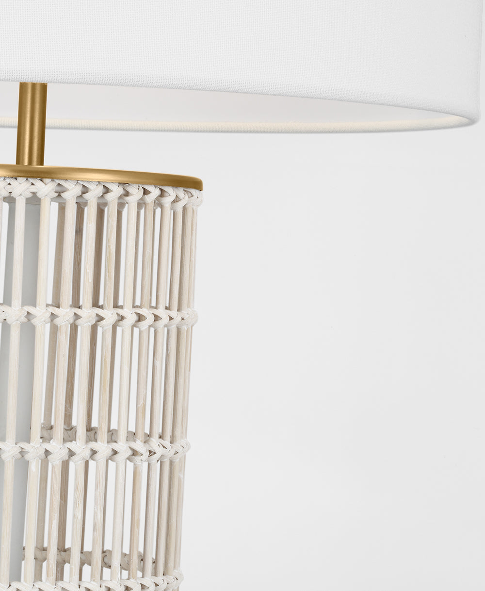 Elio Medium Table Lamp - Burnished Brass