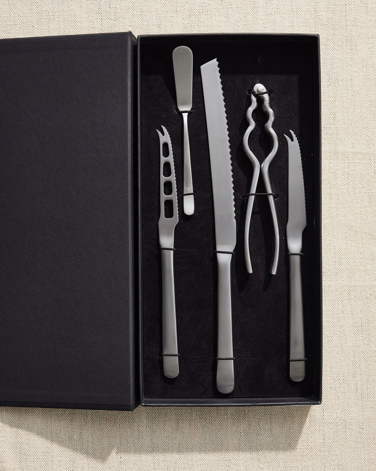 Canvas Classic 5-Piece Appetizer Gift Set in Brushed Stainless Steel