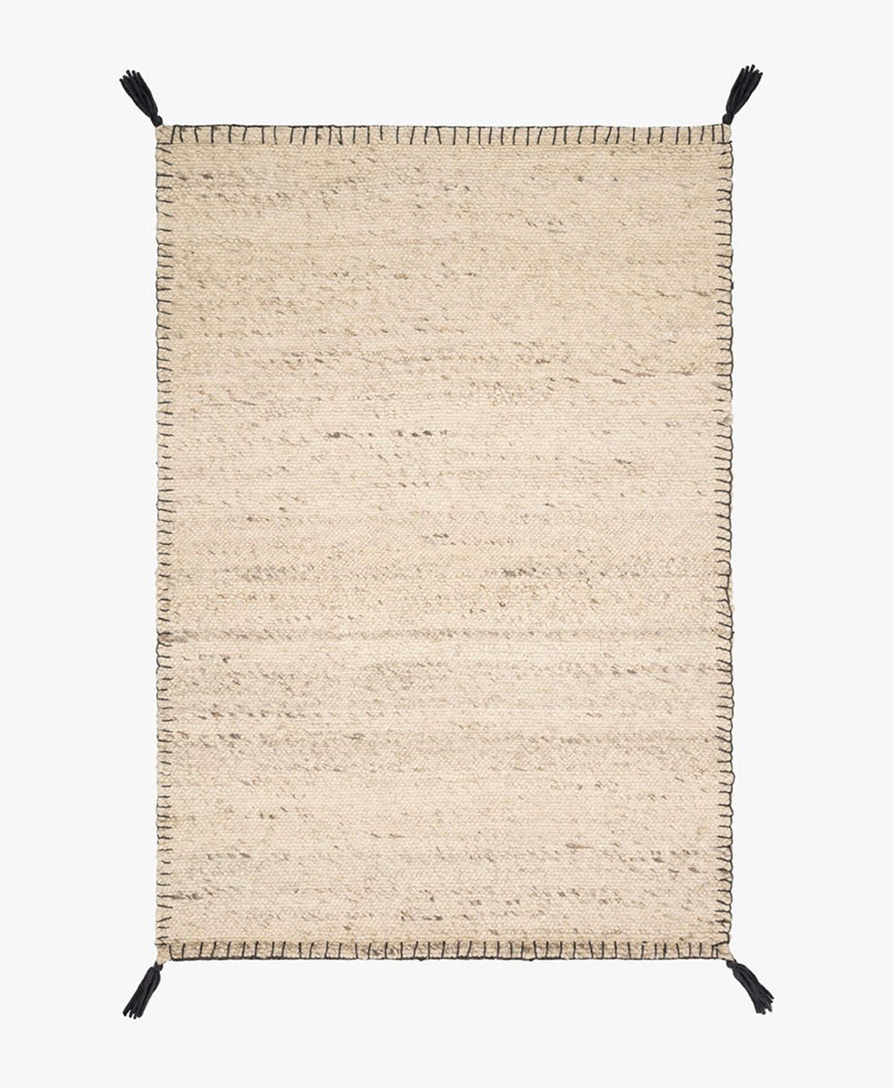 Oakdell Handwoven Stich Rug - Final Sale - Natural