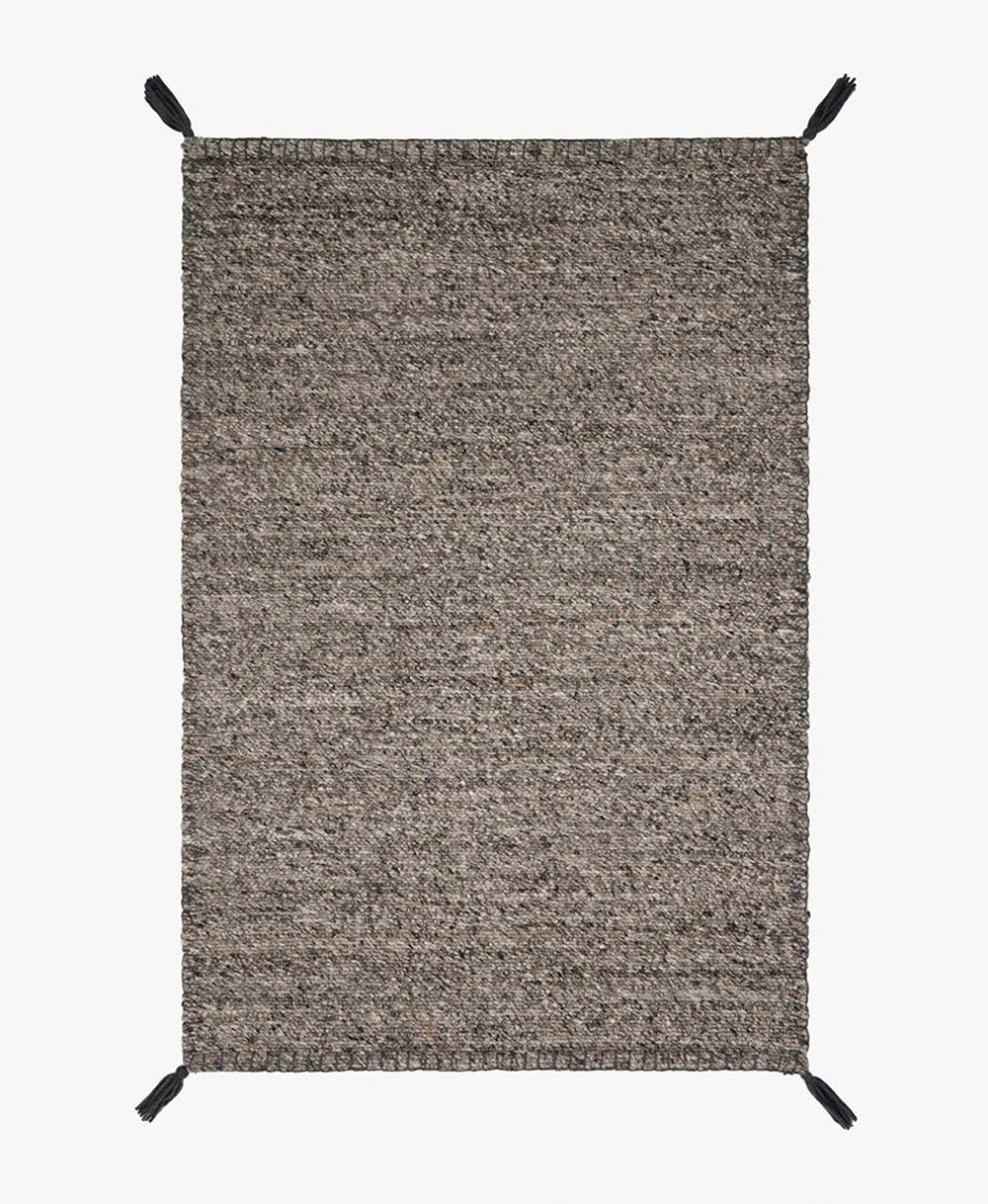 Oakdell Handwoven Stich Rug - Grey