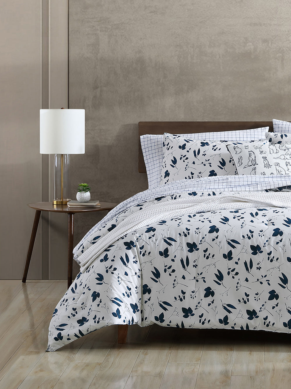 Cyanotype Floral Comforter Set