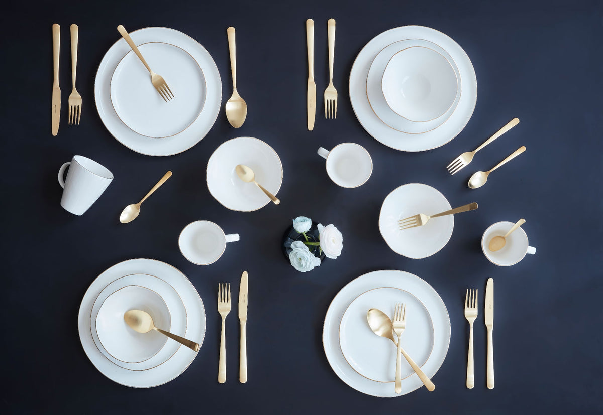 Abbesses 16-piece place setting - Gold