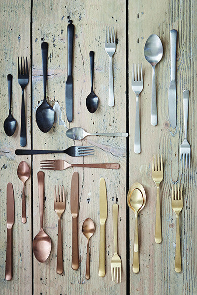 Oslo Cutlery Set in Matte Gold - Canvas Home