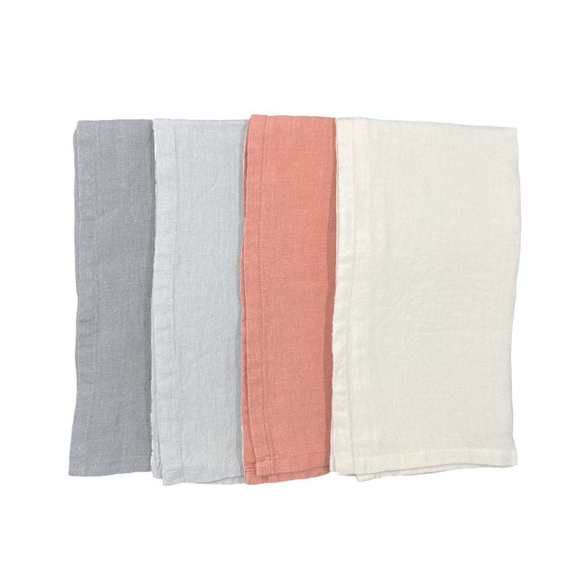 Stone Washed Linen Napkin in Linen- Set of 4