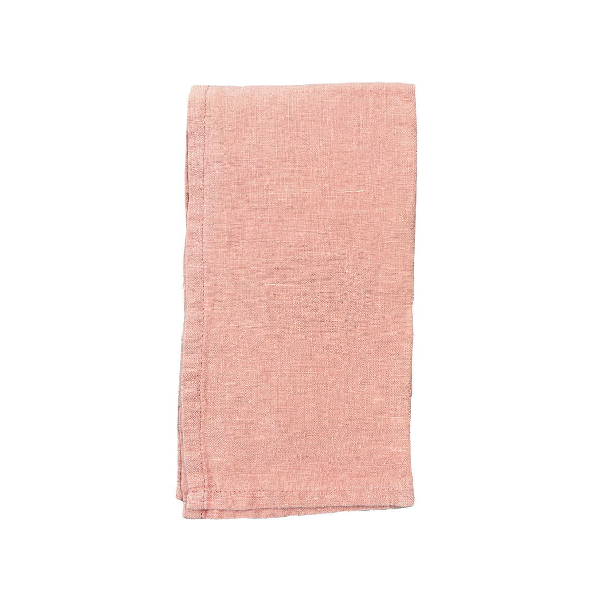 Stone Washed Linen Napkin in Clay- Set of 4