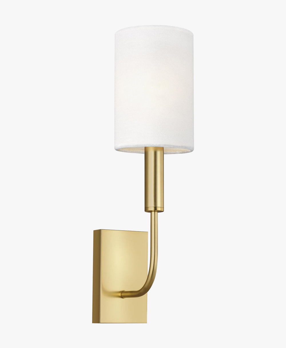 Brianna 1 Wall Sconce - Burnished Brass